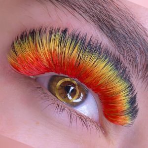 نمونه‌کار هنرجویان آکادمی مژه آوا، تصویر 1