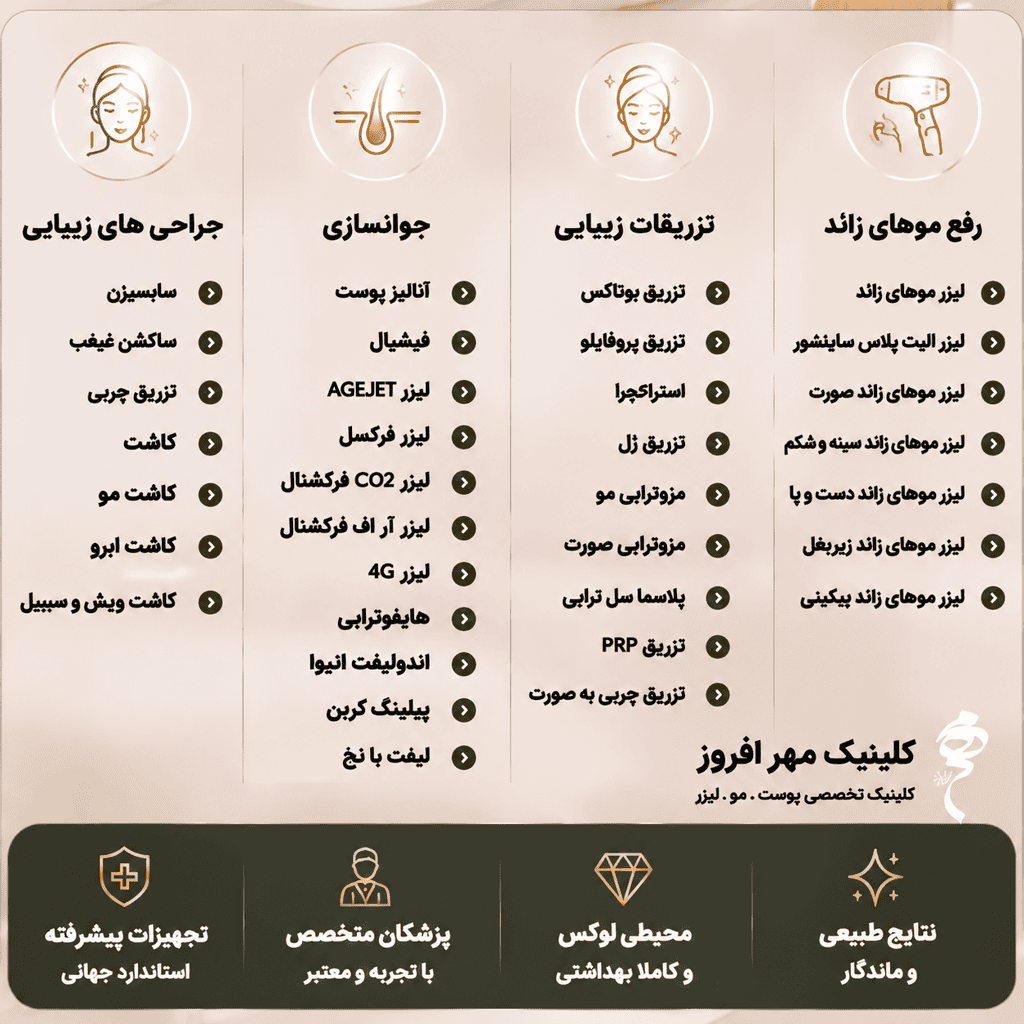 خدمات کلینیک تخصصی مهرافروز