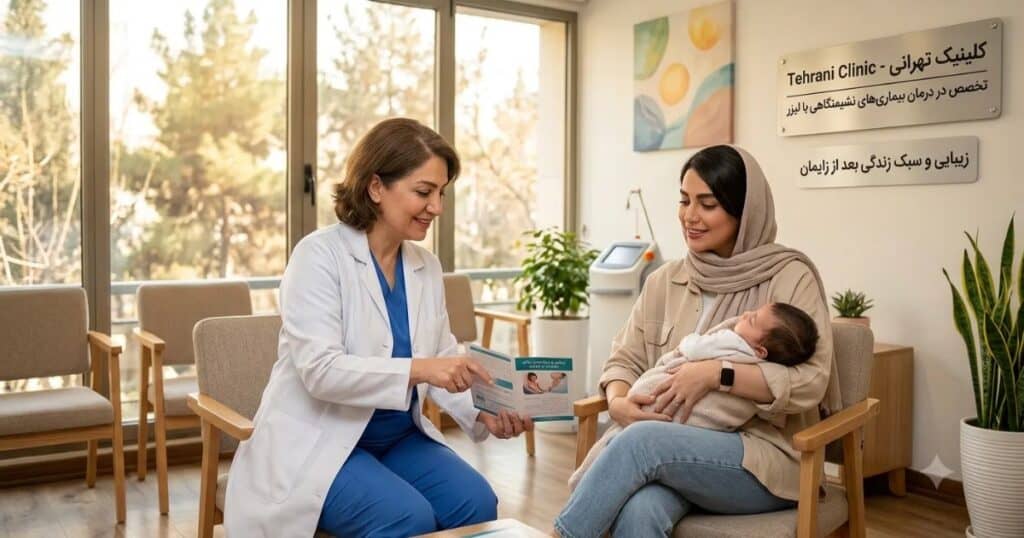 راز بازگشت به زیبایی، آرامش و اعتمادبه‌نفس بعد از زایمان: درمان مدرن بیماری‌های نشیمنگاهی با لیزر