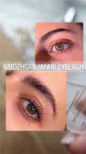 نمونه‌کارها سالن تخصصی کاشت مژه مژگان جعفری، تصویر 1